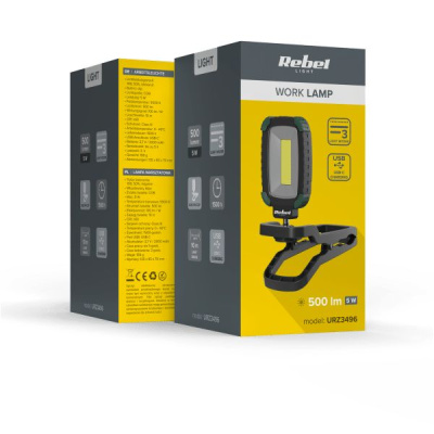 LED svietidlo 5W Rebel 2000mAh