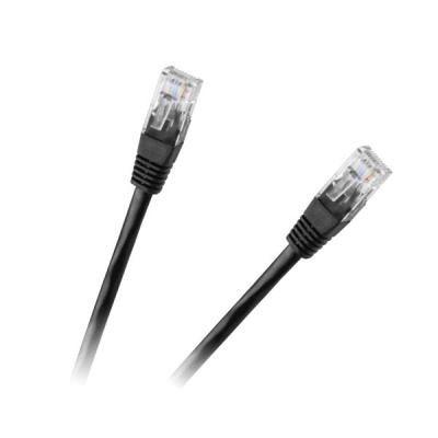 Kábel UTP 8P8C-8P8C 1,5m čierny
