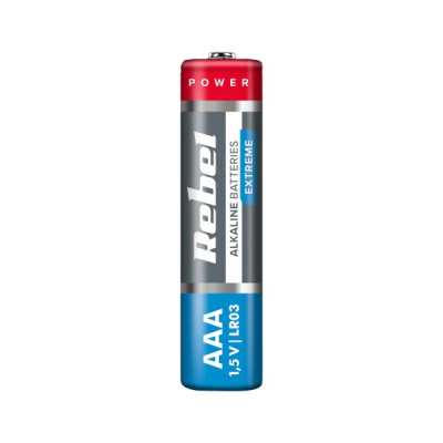 Batéria REBEL EXTREME alkalická AAA 1,5V LR03 (4ks)