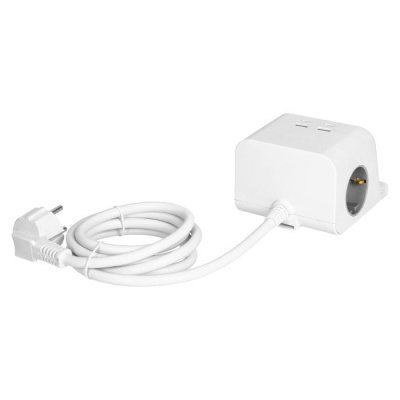 Predlžovací kábel s bezdrôtovým nabíjaním 4xUSB 2x230V