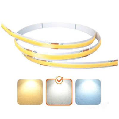 LED pás COB 4000K 24V 5m  IP65 TRAMO Kobi