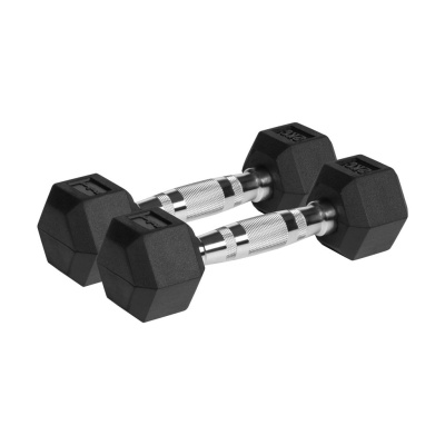 Liatinové HEX činky 2x2kg | Liatinový set pre domáci trénning