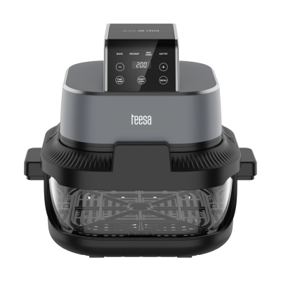 Teplovzdušná beztuková fritéza TEESA GLASS AIR FRYER 4L, 1,5 L