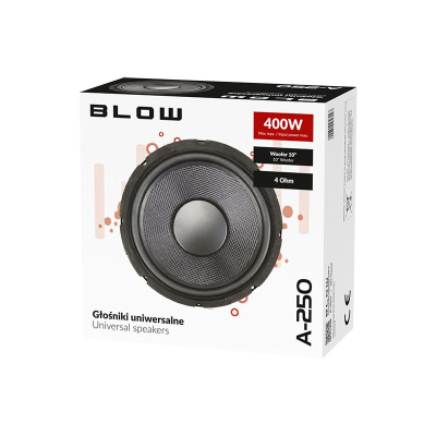 Basový reproduktor BLOW A-250 10" 400W 4Ohm