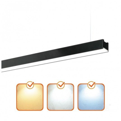 Lineárne LED svietidlo KOLINE GO 40W 3CCT čierne