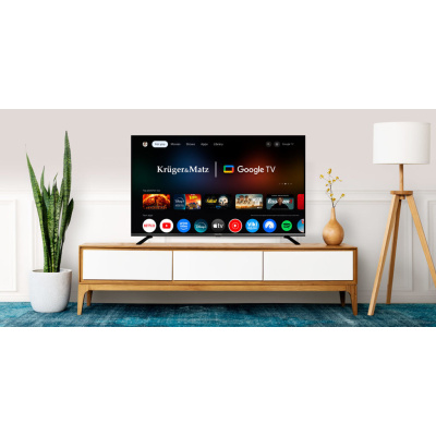 Televízor Kruger&Matz 50" UHD Google TV 5.0 DVB-T2/T/C H.265 HEV