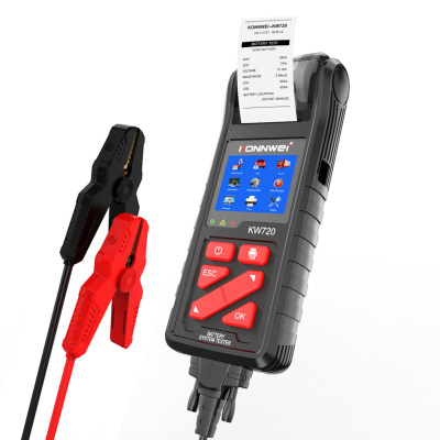 Tester autobatérií s tlačiarňou Konnwei KW720