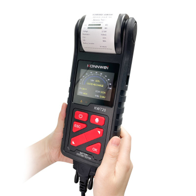 Tester autobatérií s tlačiarňou Konnwei KW720