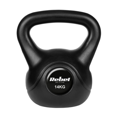 Bitúmenový kettlebell 14 kg | Fitness činka na cvičenie