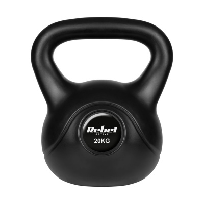 Kettlebell bitúmenový 20 kg | Ťažká činka na silový tréning