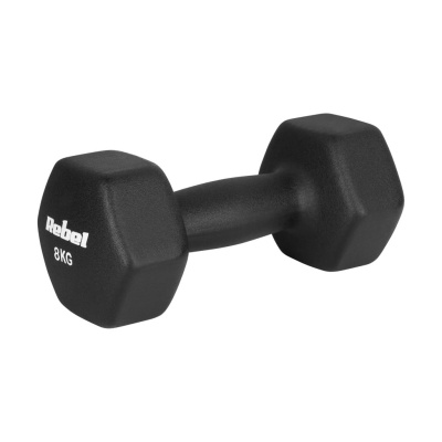 Liatinové neoprénové činky HEX 2x8kg | Jednoručky