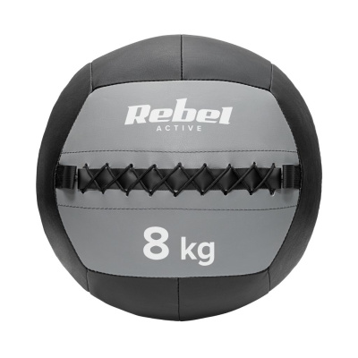 Kožený medicinbal 8 kg | Na cvičenie a fitness | 35 cm