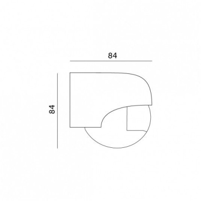 Detektor pohybu LX40 biely 180° KOBI