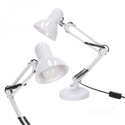 Stolná lampa AURIQ 1xE27 biela