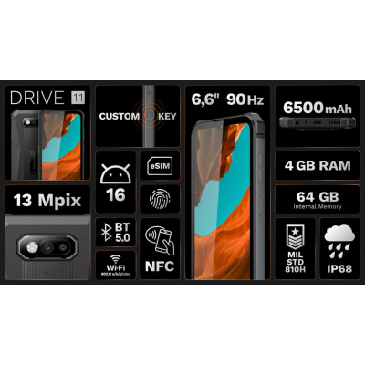 Smartfón Kruger&Matz DRIVE 11