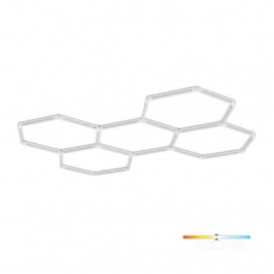 Stropné LED svietidlo HEXLINE 208x300cm 4000K Kobi