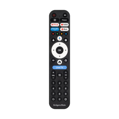 Televízor Krüger&Matz 75" QLED UHD smart DVB-T2/S2 H.265 Hevc