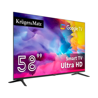 Televízor Krüger&Matz 58" UHD smart DVB-T2/S2 H.265 Hevc
