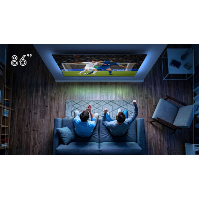Televízor Kruger&Matz 86" UHD QLED smart DVB-T2/S2 H.265 Hevc