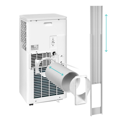 Prenosná klimatizácia 2,5 kW Wi-Fi Tuya Teesa