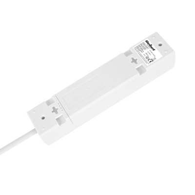 Predlžovací kábel 4 zásuvky, 2m, biely (3x1,5 mm2) REBEL