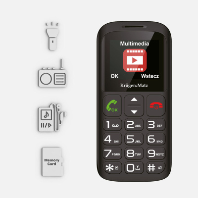 Telefón GSM pre seniorov Kruger&Matz Simple 923 4G