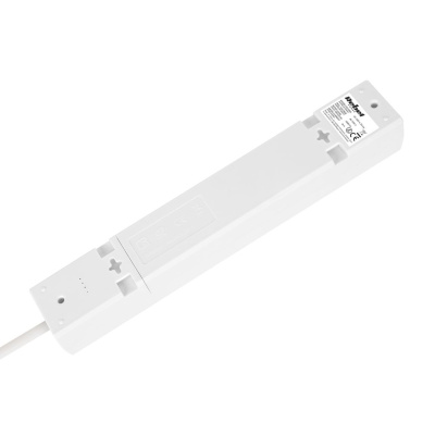 Predlžovací kábel s vypínačom 5 zásuviek, 5m, biely (3x1,5 mm2)