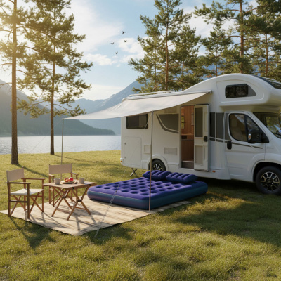Nafukovací matrac XL súprava AVENLI 203x152x22
