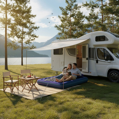 Nafukovací matrac XL súprava AVENLI 203x152x22
