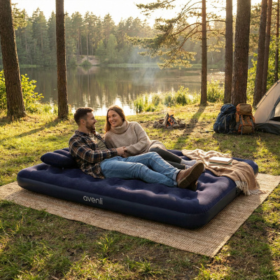 Nafukovací matrac XXL súprava AVENLI 203x183x22