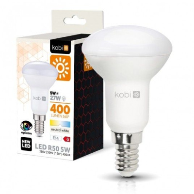 Žiarovka LED R50 5W, E14, 4000K, 230V, LED2B