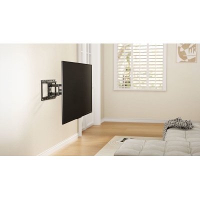 Držiak LCD TV 43 - 100" univerzálny čierny, výklopný