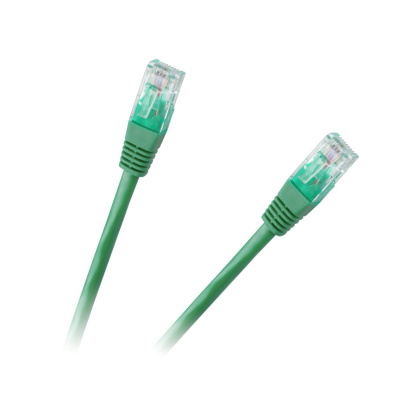 Kábel UTP 8P8C-8P8C 0,5m zelený CCA