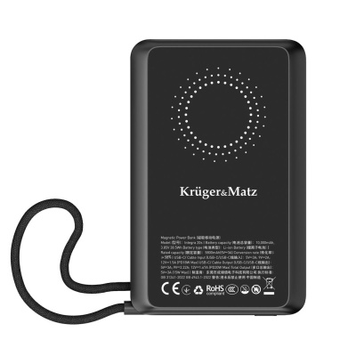 PowerBank Kruger&Matz 10 000 mAh Li-ion s funkciou QC a PD