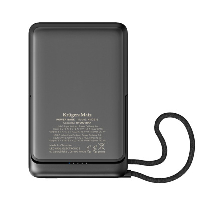 PowerBank Kruger&Matz 10 000 mAh Li-ion s funkciou QC a PD