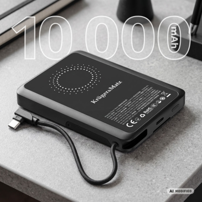 PowerBank Kruger&Matz 10 000 mAh Li-ion s funkciou QC a PD