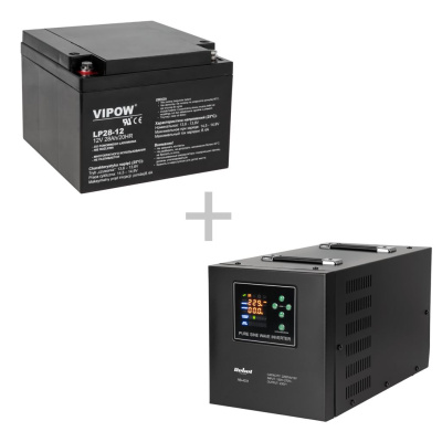 Záložný zdroj PROsinus-2200 12V 230V 2200VA/1600W Rebel