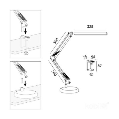 Stolná LED lampa TENUIX 14W CCT