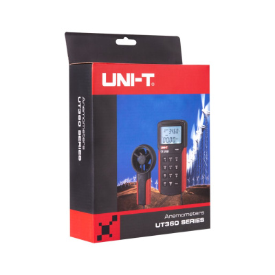 Merač, anemometer s funkciou merania teploty UT361