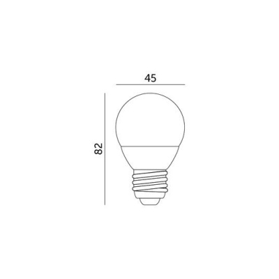 Žiarovka LED 6W E27 6000K 230V Kobi
