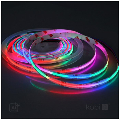 LED pás COB RGB 24V 5m IP20 TRAMO 672 Kobi Premium