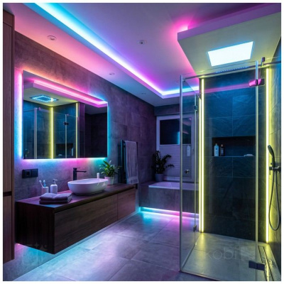 LED pás COB RGB 24V 5m IP65 TRAMO 672 Kobi Premium