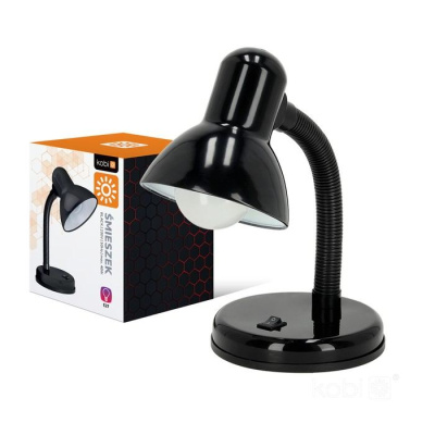 Lampa SMIESZEK 1xE27 230V čierna