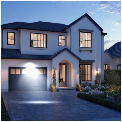 LED Reflektor 30W s detektorom pohybu 6000K čierny
