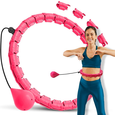 Smart Hula Hop obruč na chudnutie, 50cm, ružová