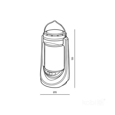 LED kempingové svietidlo MPR 2CCT LED2B